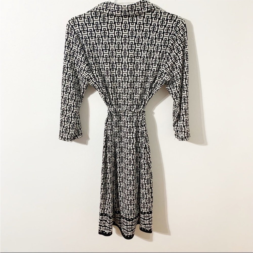 Max Studio Geometric Pattern Collared Pullover Dr… - image 7